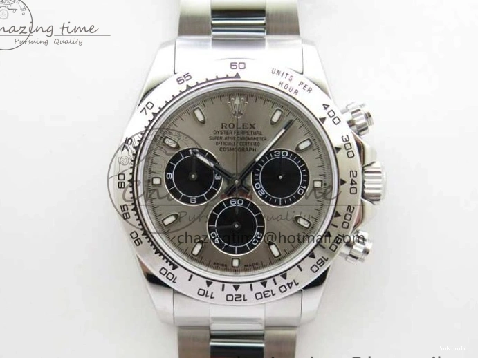Dial A7750 KKF on Steel Gray Edition Bracelet SS Daytona 1:1 116509 Best 904L 0821